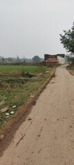 Beautiful rural village of North India 