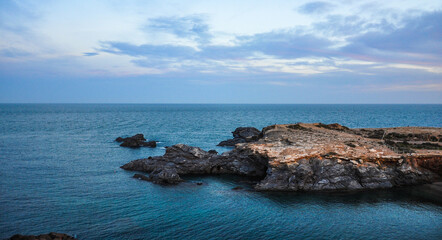 Fototapeta na wymiar Cape Palos, in the spanish municipality of Cartagena, Murcia