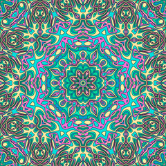 Blue Pink Seamless Pattern Tile