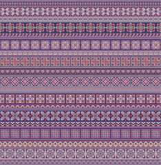 Abstract ethnic stripe pattern, raster background