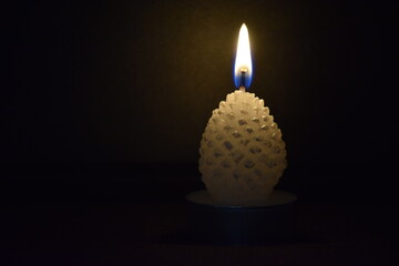 candle in the dark