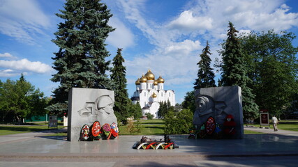 church and memorial of heroism USSR