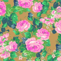Rolgordijnen Aquarel bloem achtergrond. Vrijheidsstijl. stof, covers, productie, wallpapers, print, cadeaupapier. © eylul_design