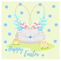 Easter greeting card (CMYK) 