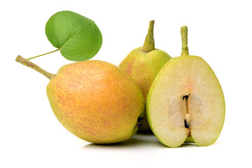 pear isolated on white background 