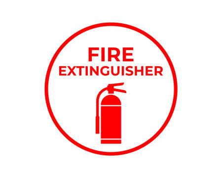 fire extinguisher symbol in plan