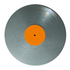 schallplatte vinyl silber grau