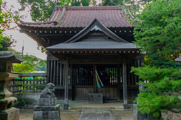 神社の拝殿　香取神社

