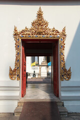 buddhist temple (wat pho) in bangkok in thailand 