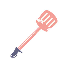 spatula utensil cooking sketch isolated style