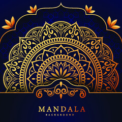 Modern Luxury Mandala Design Template in Vector