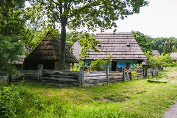 Old rural house in the summer season