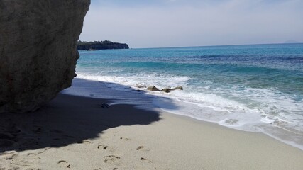 beach and sea