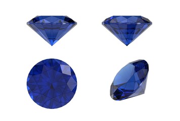 Fototapeta premium 3d illustration of diamond isolated