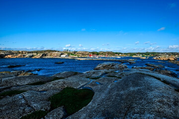 Fototapeta na wymiar Verdens Ende or end of the world in the town of Tjome, in southern Norway