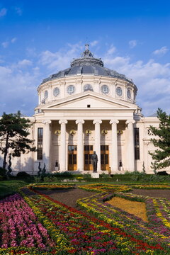 Piata George Enescu, Romanian Athenaeum Concert Hall, Bucharest, Romania, Europe