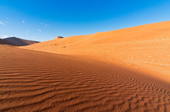 View of dunes, Sossusvlei, Namib Desert, Namib Naukluft Park, Namibia, Africa