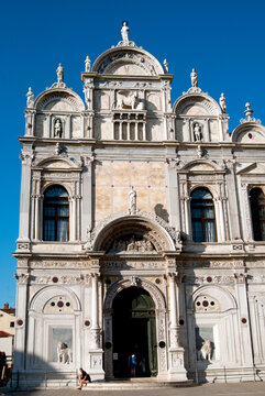Scuola Grande di San Marco, now the Civil Hospital, Venice, UNESCO World Heritage Site, Veneto, Italy, Europe