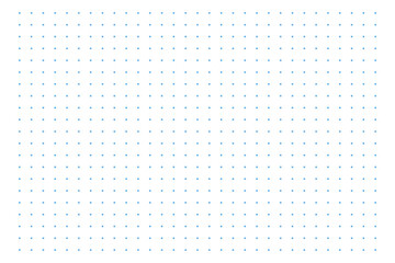 Grid paper. Dotted grid on white background. Abstract dotted transparent illustration with dots. White geometric pattern for school, copybooks, notebooks, diary, notes, banners, print, books.