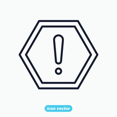 Danger warning sign icon. Danger warning sign symbol template for graphic and web design collection logo vector illustration