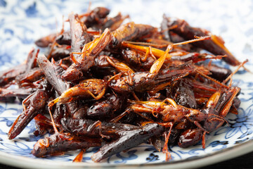 Obraz premium イナゴの佃煮