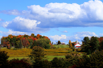 Autumn Skies over Butternut Road. Unadilla, NY. 