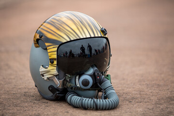 fighter pilot helmet © stp23
