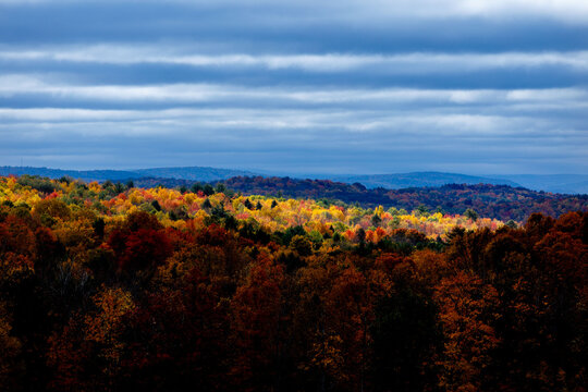 Autumn on Belden Hill, NY.