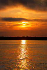 Sunrise on Seneca Lake. Geneva, NY.