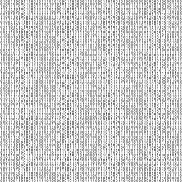 Design elements - Binary computer code halftone pattern dark background. Vector illustration eps 10 frame with Digital data cryptography texture for technology, electronic, network algorithm