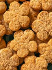 close up of cookies