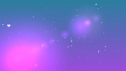 Obraz premium Shining Lights And dust particles love Background