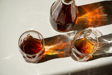 Glass of rum