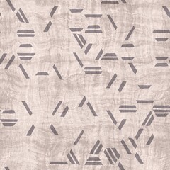 Seamless red white and blue textured geometric pattern. High quality illustration. Color blocked shapes in an old vintage look. Generic and versatile design useful for all types of surface design.