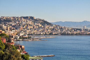 Napoli bay in summer.