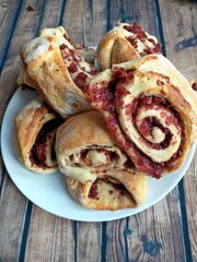 buns with jam