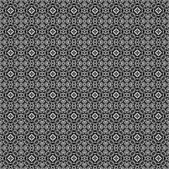 Black and white seamless ethnic pattern 12a