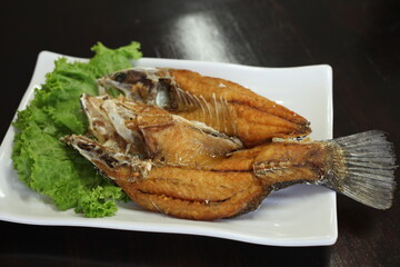 Fried Sea Bass with Fish Sauce