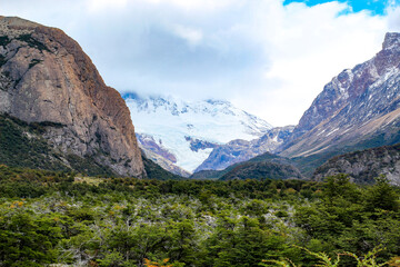 landscape with mountains