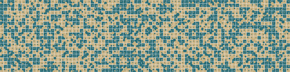 Abstract Geometric Pattern generative computational art illustration