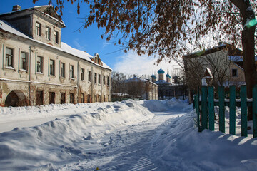 Fototapeta na wymiar Volodarsky Street. Rostov the Great. Russia