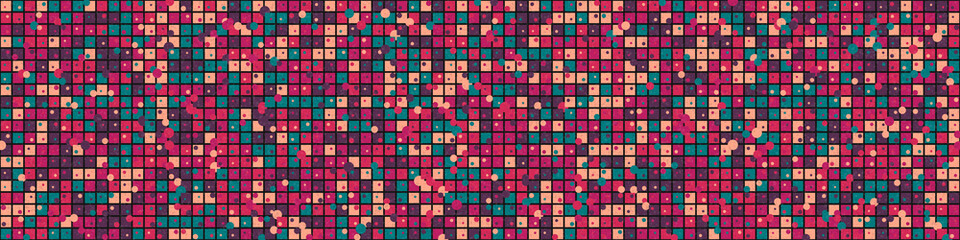 Abstract Geometric Pattern generative computational art illustration