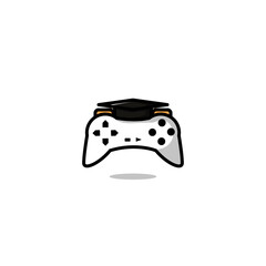 Simple Game university Logo Vector Illustration.