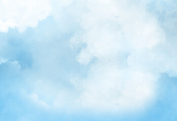 Naklejka na ściany i meble Color sky with clouds background