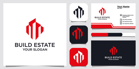 building logo and business card design