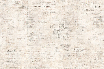 Newspaper paper grunge vintage old aged texture background - 416084010