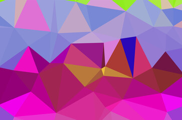 Obraz premium Colorful purple vivid polygonal triangular background pattern