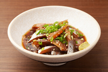 鯵とカンパチのりゅうきゅう