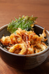 スルメイカの天丼