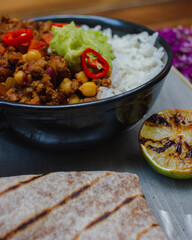 Vegan chilli con carne